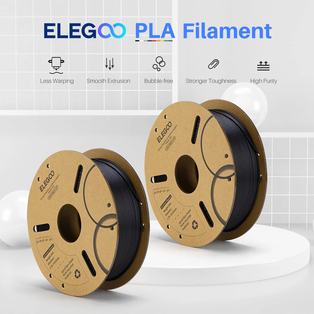 PLA Filament Black 10 kg - Image 2
