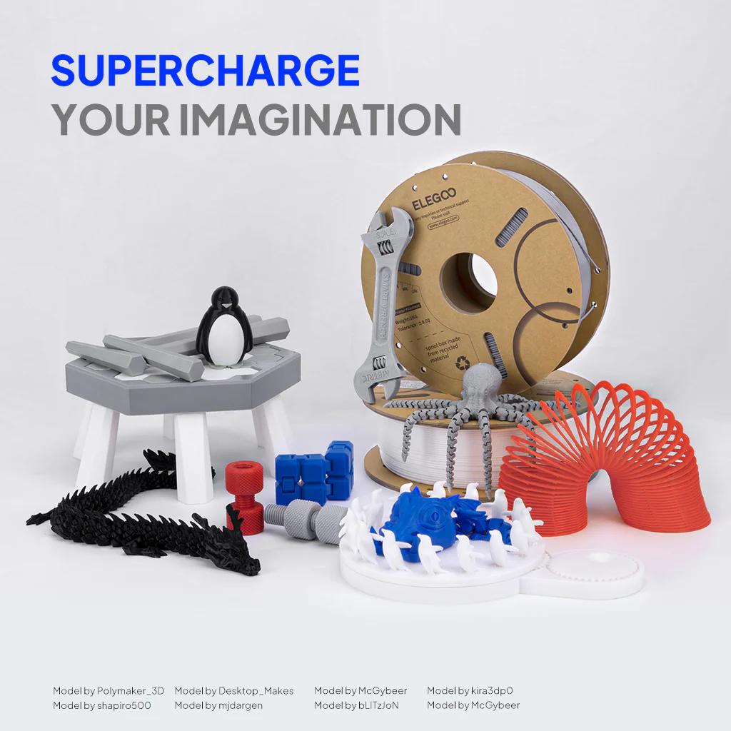 PLA Plus Filament 4 Colors 10 kg - Image 5