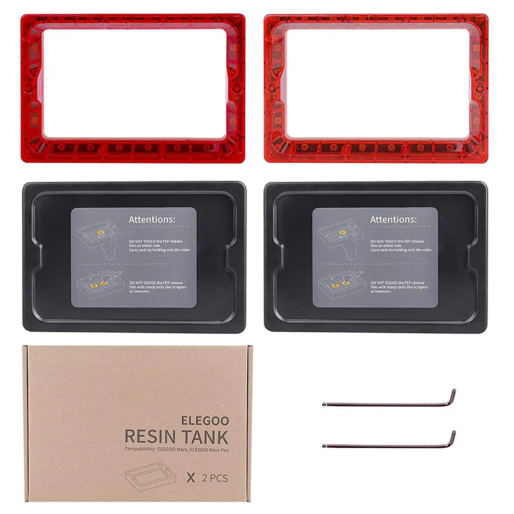 Plastic Resin Tank for Mars & Mars 2 Series (2 Pcs)