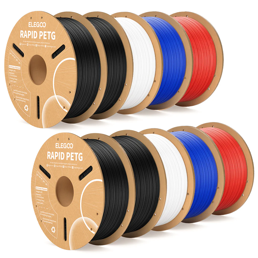 Rapid PETG Filament 4 Colors 10kg | Money Saving Pre-order